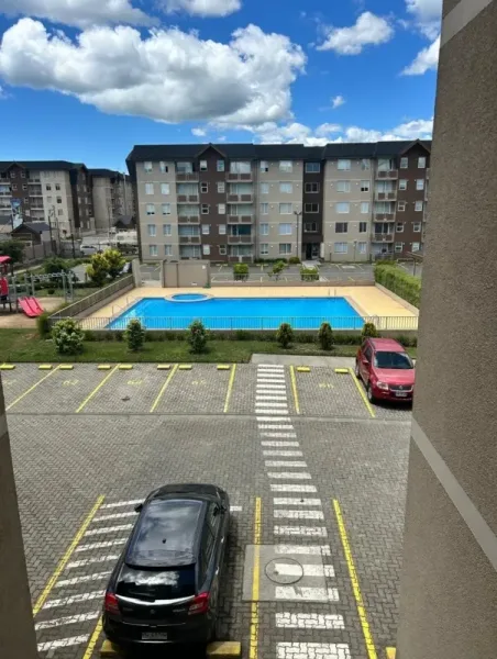 Departamento de 57 m² en condominio Parque al Volcán, Segunda Faja, Villarrica
